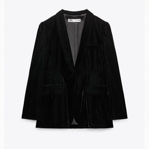 BNWT Zara Velvet Blazer